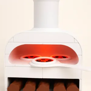 Beyaz ocak, sıcaklık ve odunlar.