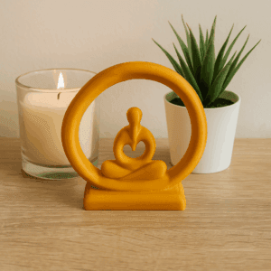 3D Baskı Meditasyon Figürü – Modern Dekoratif Obje