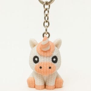 Unicorn figürlü anahtarlık – pastel renkli hediyelik aksesuar