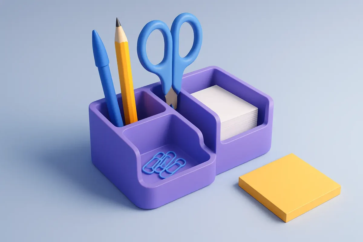 3D Baskı Masaüstü Organizer ile Masan Netleşsin