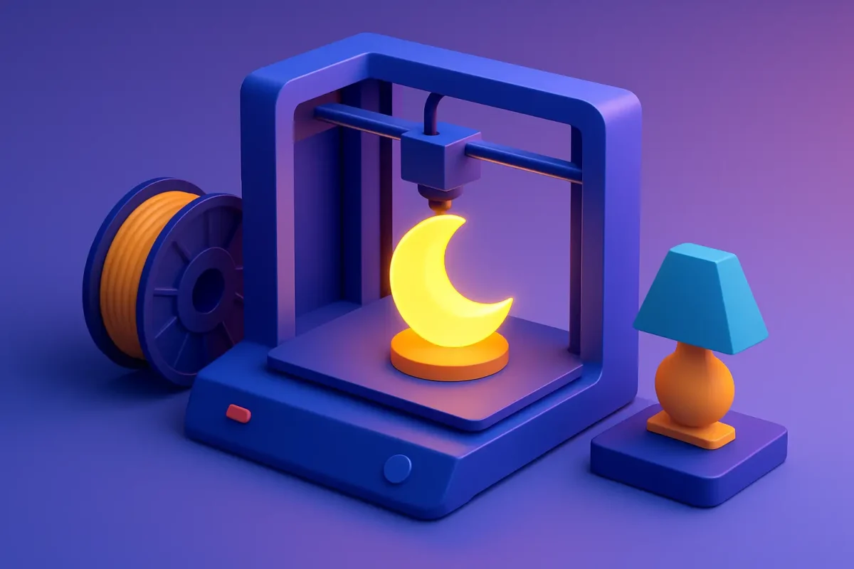 3D Baskı Gece Lambası: Tarzını Aydınlat